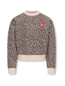 KIDS ONLY - Pusa KogEvisa O-Neck - HUMUS AOP:FR LEO NATURAL | Stockmann