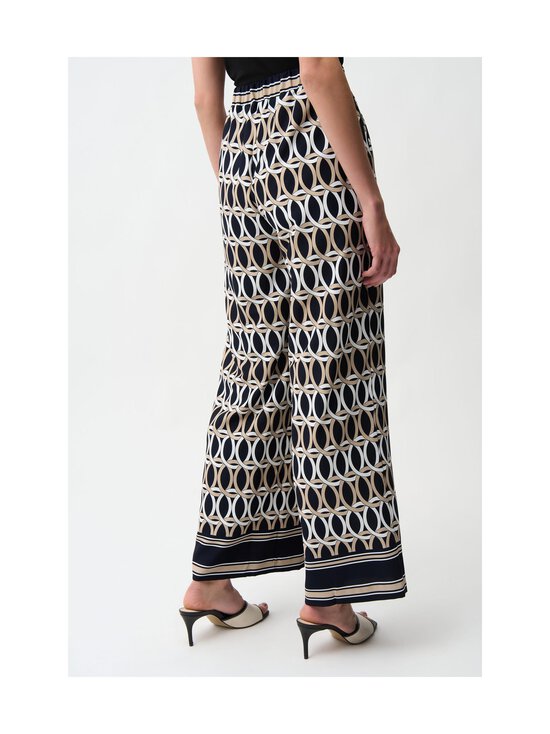 Joseph Ribkoff - Laiade säärtega püksid Geometric Print - 3316 MIDNIGHT BLUE/MULTI | Stockmann - photo 3