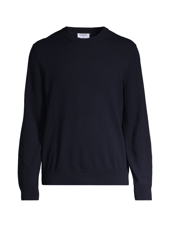 Filippa K - Puuvilla-merinovillaneule - NULL NAVY NAVY | Stockmann - photo 1