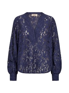 MOS MOSH - MMYen River mežģīņu blūze - 845 CROWN BLUE | Stockmann