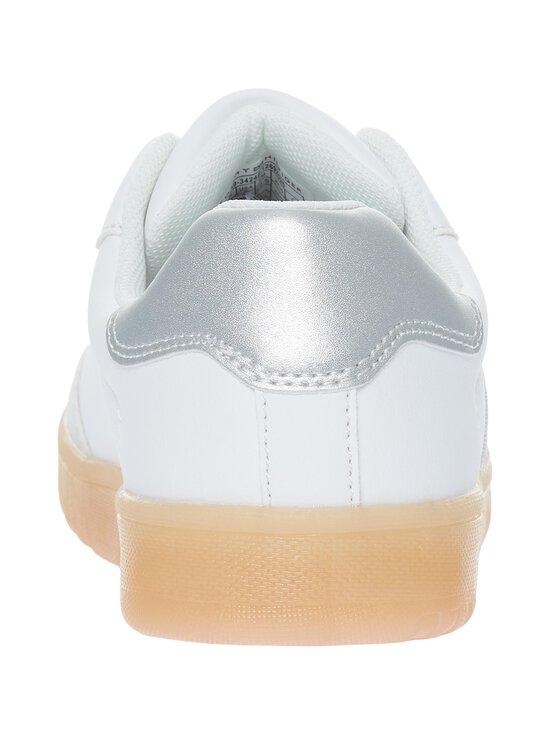 Tommy Hilfiger - Low Cut Lace-Up -sneakerit - X025 WHITE/SILVER | Stockmann - photo 3