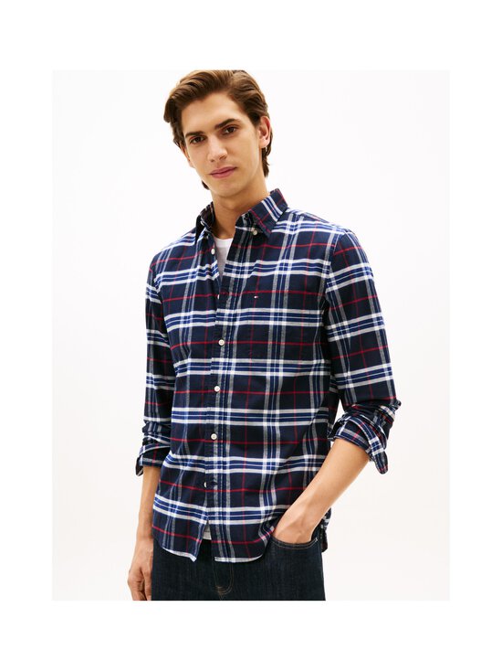 Tommy Hilfiger - Triiksärk Brushed Oxford - 0MU DESERT SKY / CHECK | Stockmann - photo 2