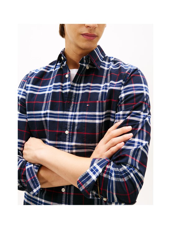 Tommy Hilfiger - Triiksärk Brushed Oxford - 0MU DESERT SKY / CHECK | Stockmann - photo 5