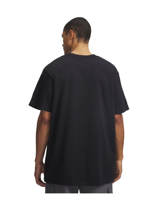 Under Armour - M Logo Embroidered Heavyweight t-paita - 001 BLACK | Stockmann - photo 4