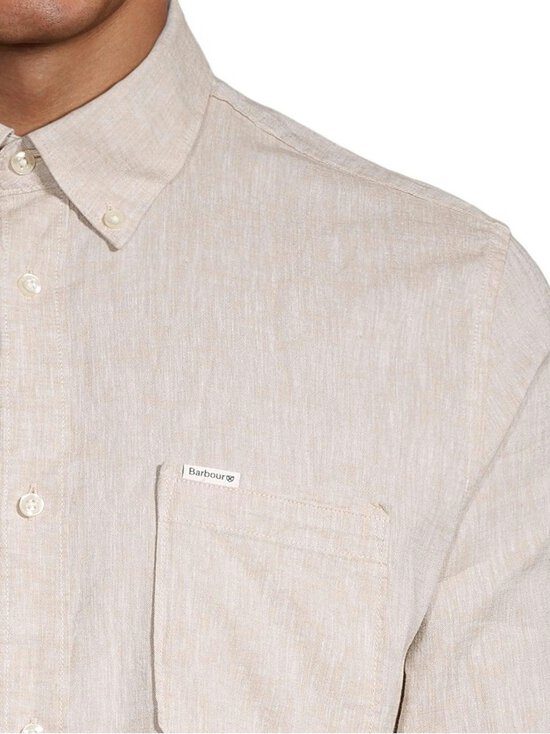 Barbour - Linen Nelson -kauluspaita - ST51 STONE | Stockmann - photo 4