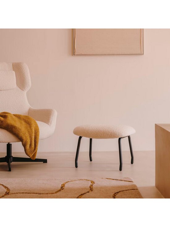 Kave Home - Belina-rahi valkoinen/musta - WHITE | Stockmann - photo 5