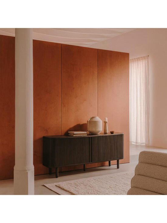 Kave Home - Mailen-senkki tumma saarni 180 x 75 cm - BLACK | Stockmann - photo 8