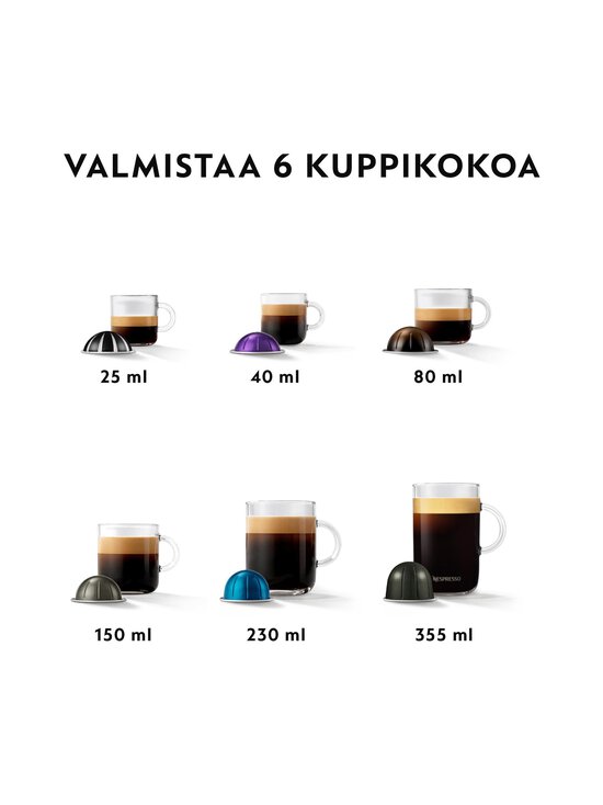 Nespresso - Vertuo Pop Capsule Coffee Maker -kahvikone - BLACK | Stockmann - photo 7