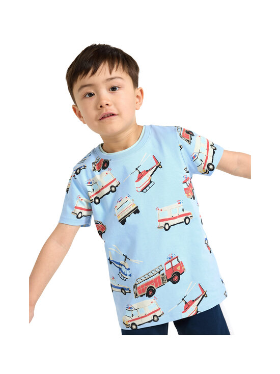 Lindex - SOS t-paita - 2325 LIGHT BLUE | Stockmann - photo 3