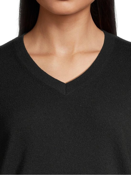 ESSENTIALS by Stockmann - Sally V-neck -kashmirneule - BLACK - MC-27060 - photo 4 ESSENTIALS by Stockmann - Sally V-neck -kashmirneule - BLACK - MC-27060 | Stockmann - photo 4