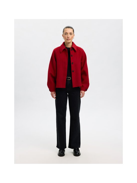 Selected - SlfLiva-villasekoitetakki - EQUESTRIAN RED - photo 2 Selected - SlfLiva-villasekoitetakki - EQUESTRIAN RED | Stockmann - photo 2