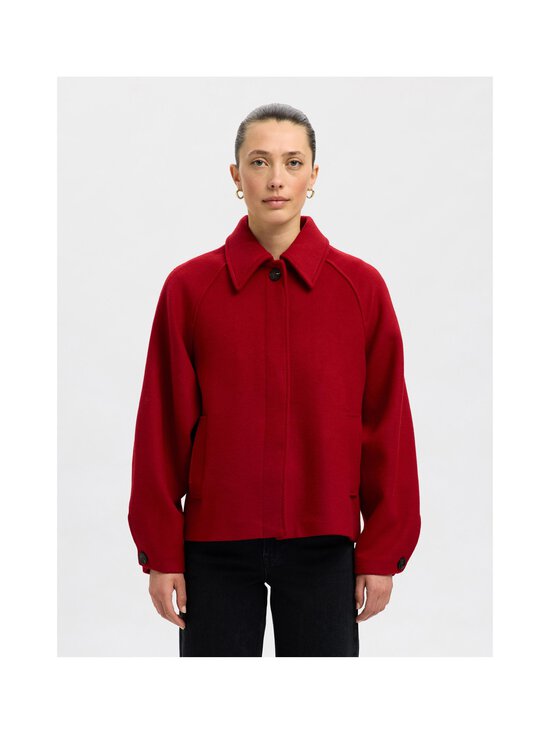 Selected - SlfLiva-villasekoitetakki - EQUESTRIAN RED - photo 4 Selected - SlfLiva-villasekoitetakki - EQUESTRIAN RED | Stockmann - photo 4