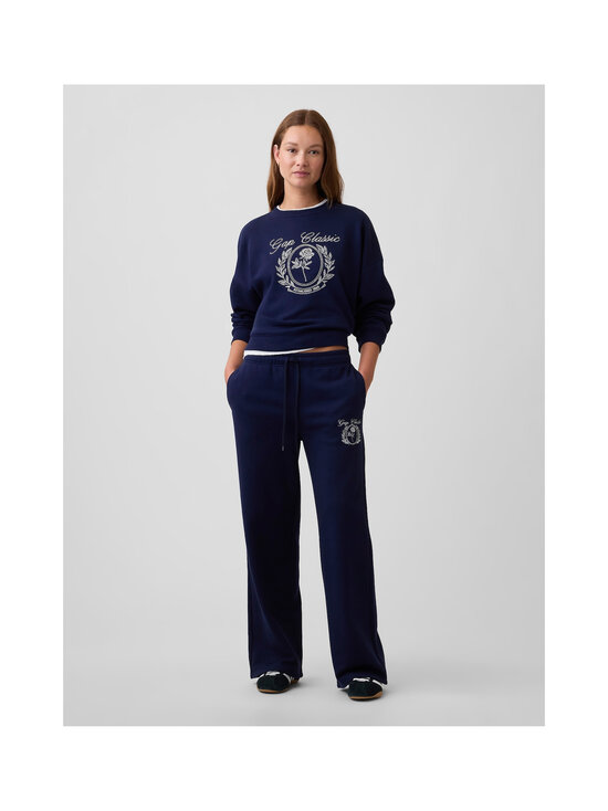 GAP - Pusa V-Embroidery Logo Crest Wedge Crew - NAVY UNIFORM | Stockmann - photo 3