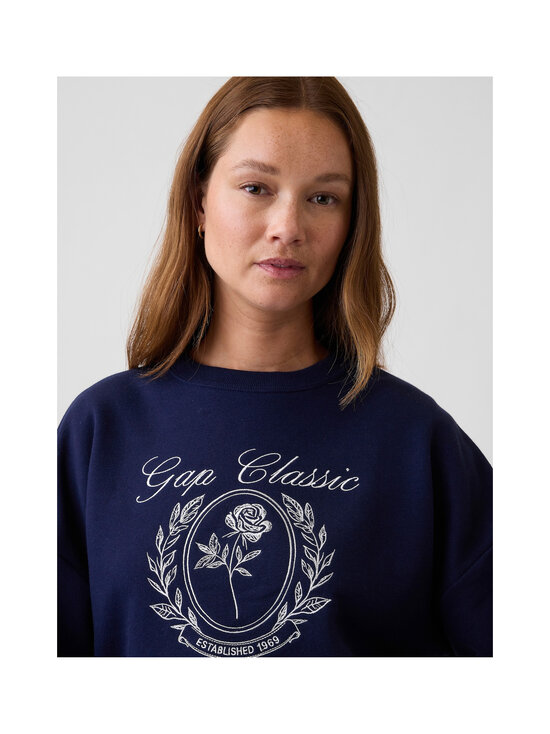 GAP - Pusa V-Embroidery Logo Crest Wedge Crew - NAVY UNIFORM | Stockmann - photo 5
