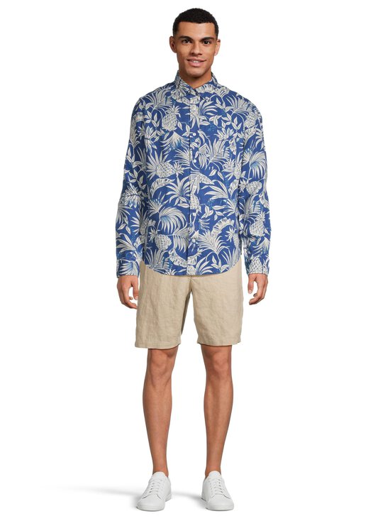 GANT - Regular Botanical Print lina krekls ar apkakli - 407 RICH BLUE - photo 2 GANT - Regular Botanical Print lina krekls ar apkakli - 407 RICH BLUE | Stockmann - photo 2