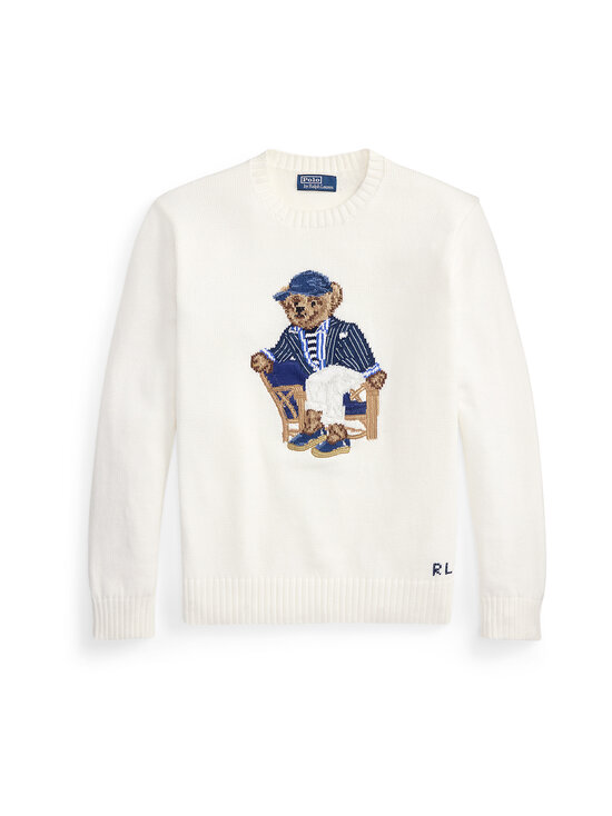 Polo Ralph Lauren - Polo Bear adīts džemperis - DECKWASH WHITE | Stockmann - photo 1
