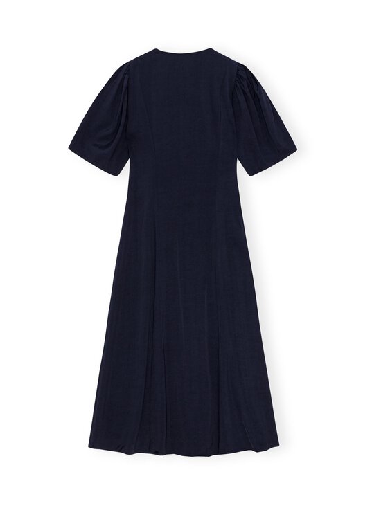 Ganni - Twill Wrap -midimekko - 683 SKY CAPTAIN - photo 2 Ganni - Twill Wrap -midimekko - 683 SKY CAPTAIN | Stockmann - photo 2