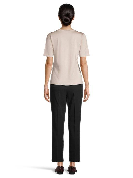 ESSENTIALS by Stockmann - Joanna V-neck t-paita - TAUPE | Stockmann - photo 3
