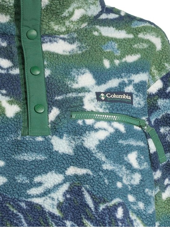 Columbia - Helvetia II Printed Cropped Half Snap -fleecepusero - 492 EVERBLUE SISTERS, RAIN FOREST | Stockmann - photo 4