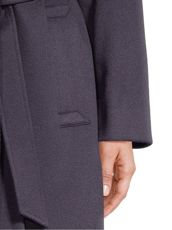 SAND Copenhagen - Clareta Belt Midi -villakangastakki - 590 DARK NAVY BLUE | Stockmann - photo 4
