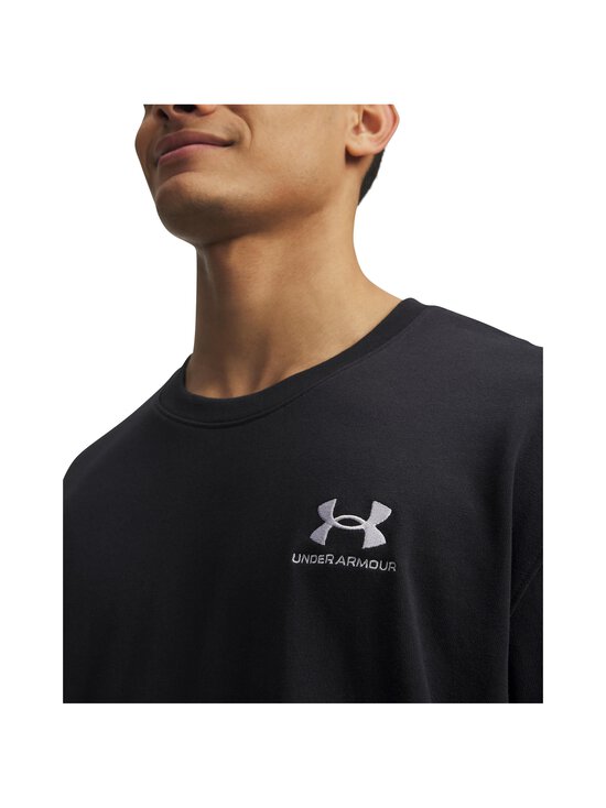 Under Armour - M Logo Embroidered Heavyweight t-paita - 001 BLACK | Stockmann - photo 5