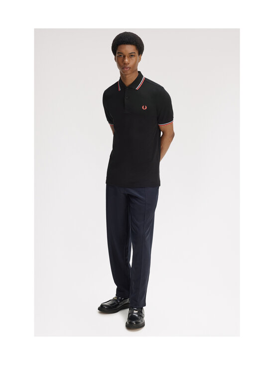 Fred Perry - Polosärk The Twin Tipped - BLACK / DUSKY BLUE / STRAWBERR | Stockmann - photo 5
