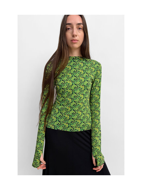 Rodebjer - Karlai Print -paita - 8090 BRANCHES PAISLEY GREEN | Stockmann - photo 3