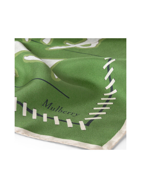 Mulberry - Chalk Horse Square zīda šalle 70 x 70 cm - Q740 FERN | Stockmann - photo 2