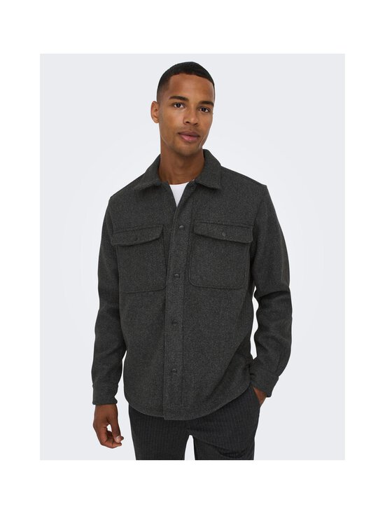 Only & Sons - OnSash-päällyspaita - BLACK - photo 6 Only & Sons - OnSash-päällyspaita - BLACK | Stockmann - photo 6