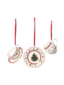 Villeroy & Boch - Toys Delight Decoration Ornament Ziemassvētku rotājums 3 gab. - WHITE Villeroy & Boch - Toys Delight Decoration Ornament Ziemassvētku rotājums 3 gab. - WHITE | Stockmann