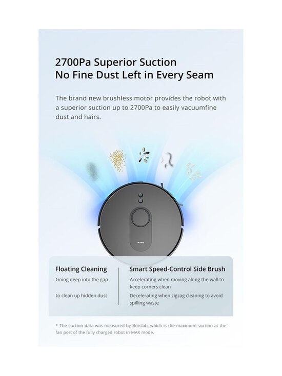 360 Robot - S8 Plus -robottipölynimuri tyhjennystelakalla - BLACK - photo 6 360 Robot - S8 Plus -robottipölynimuri tyhjennystelakalla - BLACK | Stockmann - photo 6