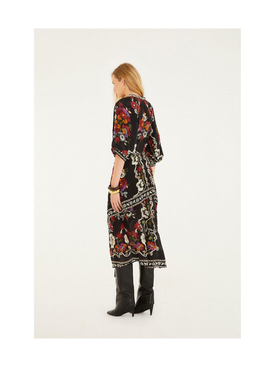 Farm Rio - Rococo Flowers -midimekko - ROCOCO FLOWERS BLACK | Stockmann - photo 2