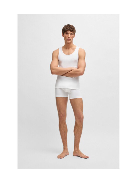 BOSS - TankTop RibClassic - aluspaita 3-pack - 100 WHITE | Stockmann - photo 2