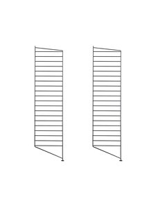 String - String System -lattiasivupaneelit 2 kpl musta 115 x 30 cm - BLACK | Stockmann