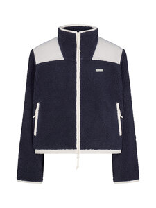 SKIMS - Teddy Boxy Zip Up -fleecetakki - NAVY | Stockmann