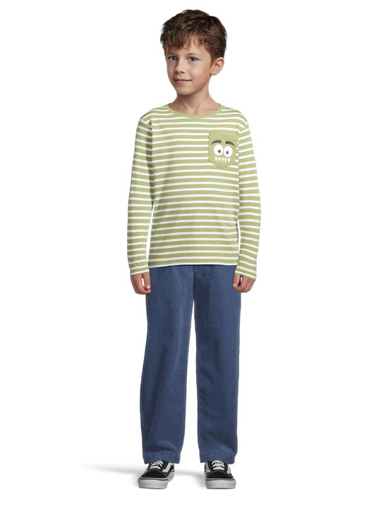 Bogi - Dennis-trikoopaita - MOSS GREEN/SOFT WHITE | Stockmann - photo 2