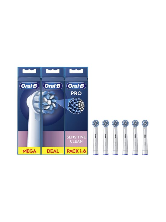 Oral-B - Sensitive Clean- hammasharjan vaihtoharja 6-pack - WHITE | Stockmann - photo 1