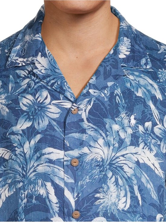 Polo Ralph Lauren - Cladyppcss Classic Fit lina krekls - 6710 INDIGO PALM SHADOW - photo 4 Polo Ralph Lauren - Cladyppcss Classic Fit lina krekls - 6710 INDIGO PALM SHADOW | Stockmann - photo 4