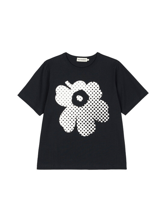 Marimekko - T-särk Erna Unikko Placement Kioski - 991 BLACK, OFF WHITE | Stockmann - photo 1