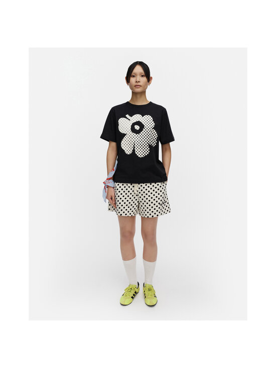 Marimekko - T-särk Erna Unikko Placement Kioski - 991 BLACK, OFF WHITE | Stockmann - photo 2