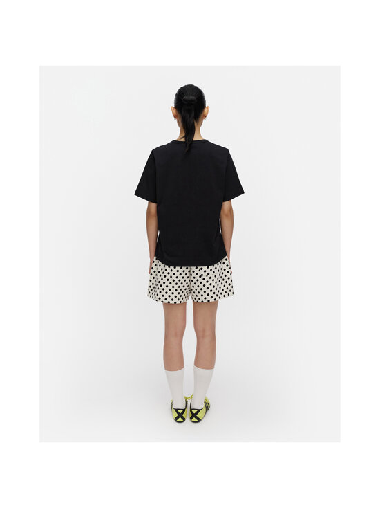 Marimekko - T-särk Erna Unikko Placement Kioski - 991 BLACK, OFF WHITE | Stockmann - photo 3