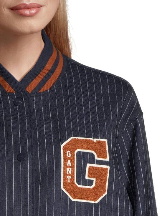 GANT - Villane mantel Pinstripe Varsity - 433 EVENING BLUE - photo 4 GANT - Villane mantel Pinstripe Varsity - 433 EVENING BLUE | Stockmann - photo 4