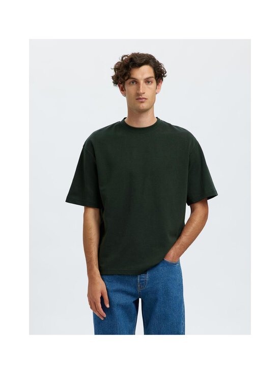 Selected - SlhLoose Oscar T-paita - DEEP FOREST | Stockmann - photo 3