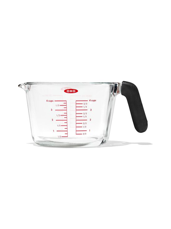 OXO - Good Grips 4 -lasinen mitta-astia 1L - CLEAR, BLACK, RED - photo 2 OXO - Good Grips 4 -lasinen mitta-astia 1L - CLEAR, BLACK, RED | Stockmann - photo 2