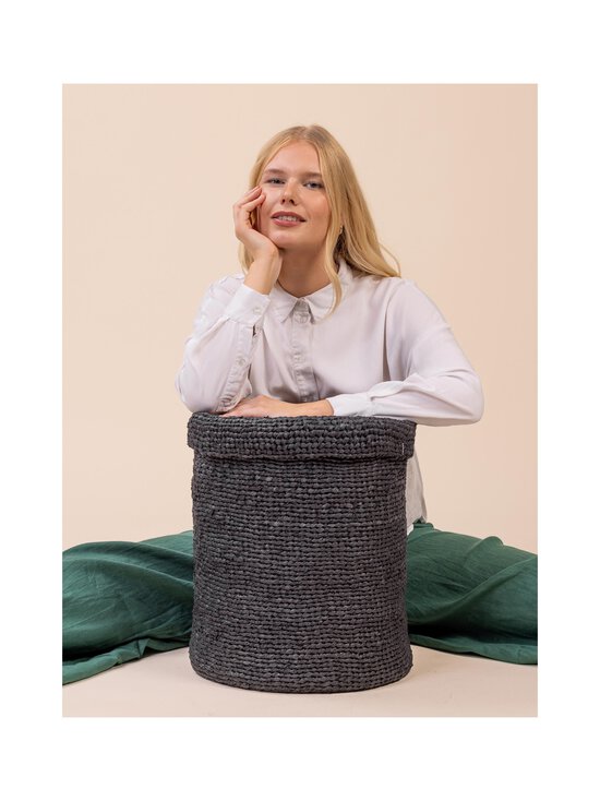 Mifuko - Kiondo L - kannellinen kori - BLACK | Stockmann - photo 5