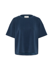 MY ESSENTIAL WARDROBE - HelleMW Embroidery Boxy t-paita - 120 AFTER MIDNIGHT | Stockmann