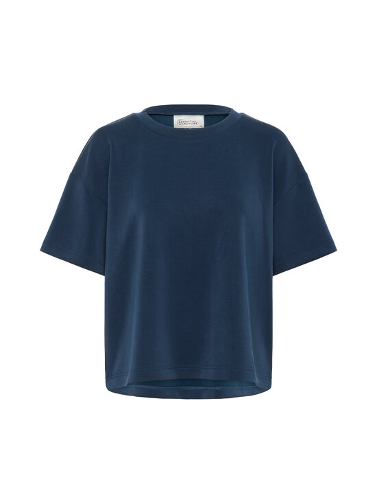 MY ESSENTIAL WARDROBE - HelleMW Embroidery Boxy t-paita - 120 AFTER MIDNIGHT | Stockmann - photo 1