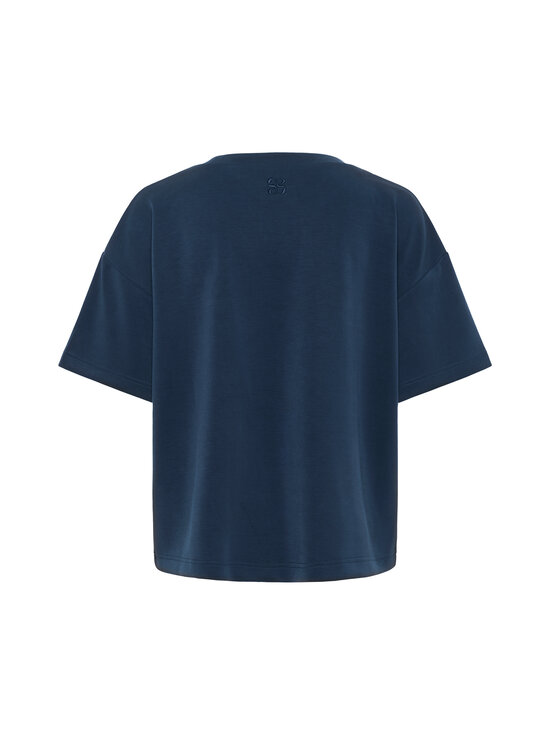 MY ESSENTIAL WARDROBE - HelleMW Embroidery Boxy t-paita - 120 AFTER MIDNIGHT | Stockmann - photo 2