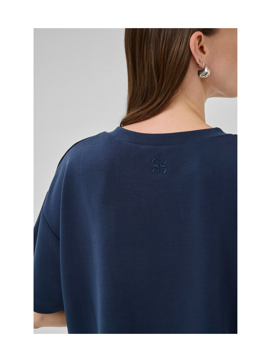 MY ESSENTIAL WARDROBE - HelleMW Embroidery Boxy t-paita - 120 AFTER MIDNIGHT | Stockmann - photo 3