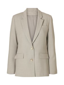 Selected - SlfRita Classic žakete - ISLAND FOSSIL DETAIL:MELANGE | Stockmann